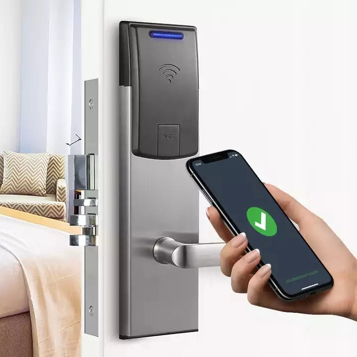 Front Hotel Mobile Control Keyless Biometric Electronic Ttlock Tuya WiFi Digital Fingerprint Smart Door Lock