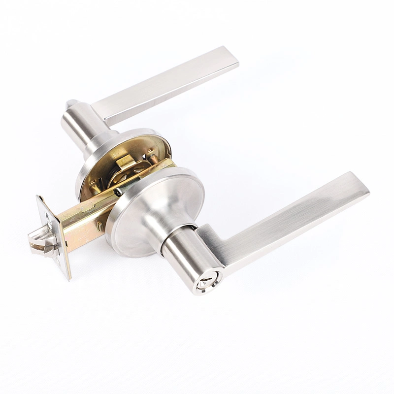 Smart Design Room Door Cylindrical Zinc Alloy Lever Handle Door Lock Price