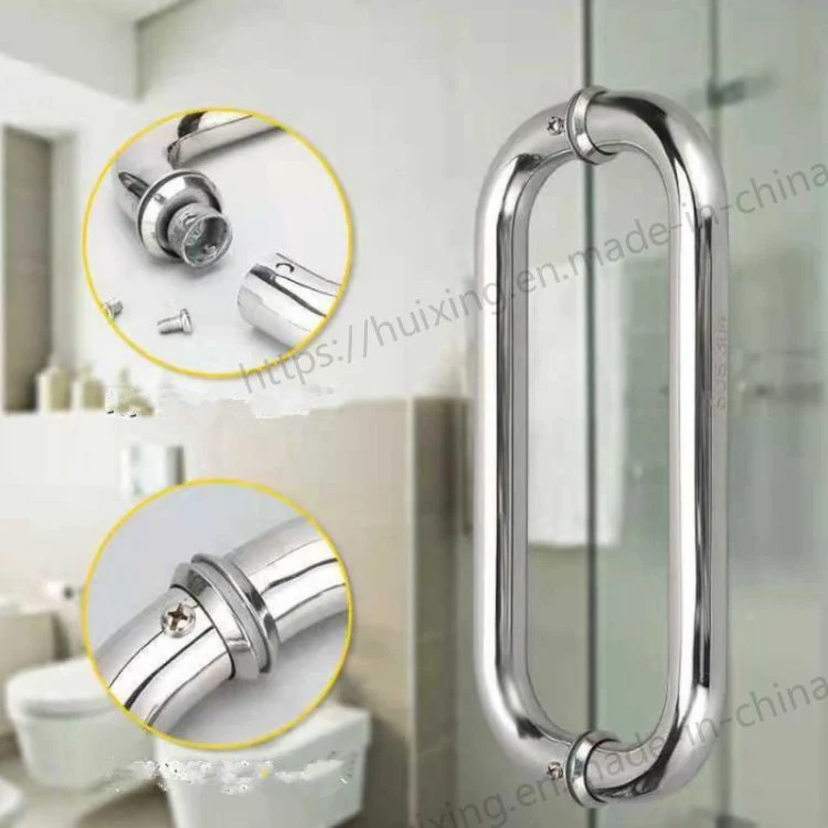 O Type Classic Commercial Slide Bathroom Shower Interior Pull Glass Door Handle