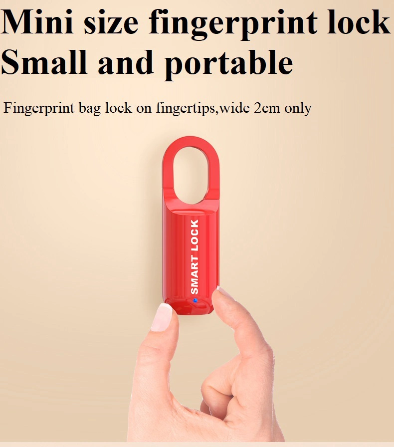 New Convenient Office Household Smart Fingerprint Padlock Door Lock