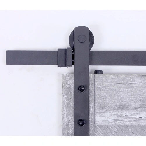 Traditional Country Classic J Shape Interior Wood Sliding Barn Door Hardware