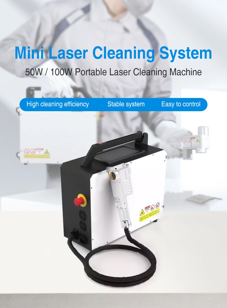 Laser Rust Removal 50W/100W Backpack Design Easy Operate