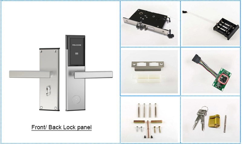 RFID Card System Smart Door Lock for Home Hotel Apartment