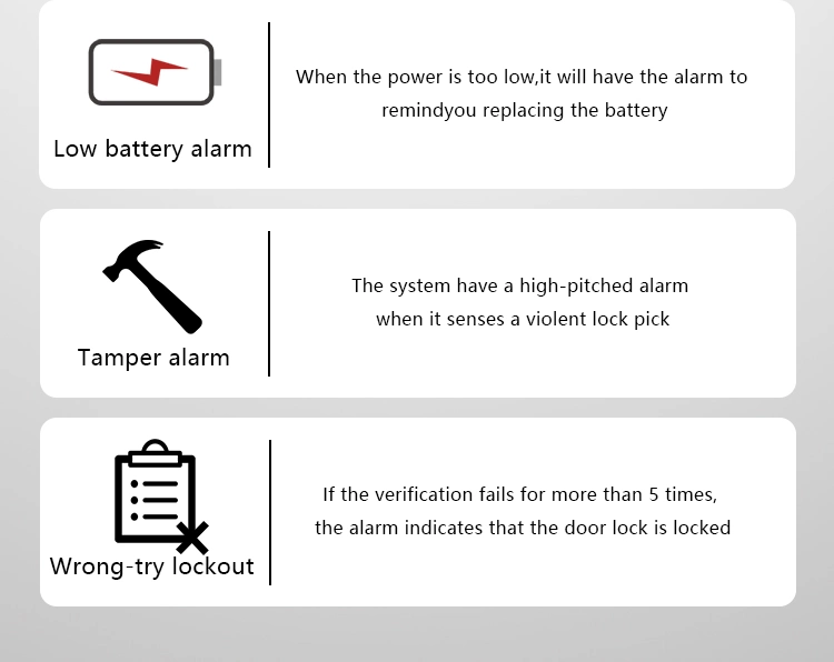 Tuya APP Sliding Glass Door Electric Fingerprint Card Intelligent Keyless Digital Smart Door Lock