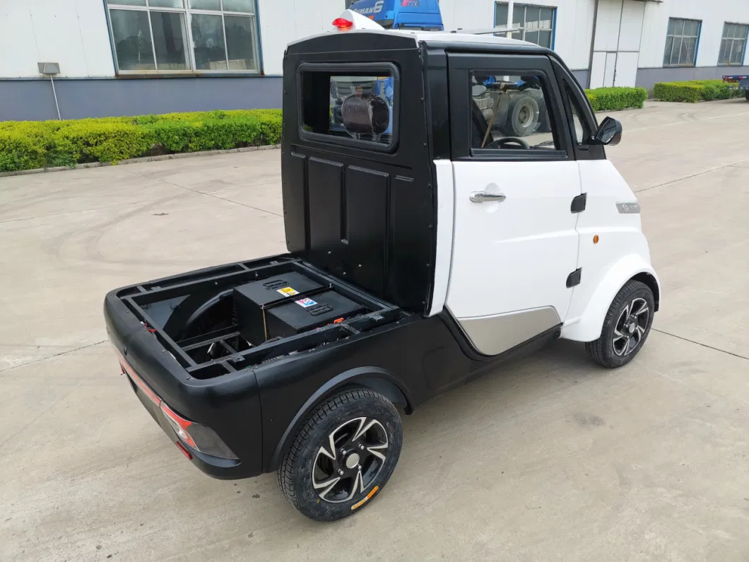 Electric Four Wheel Mini Smart Cargo Van Pickup with One Seater