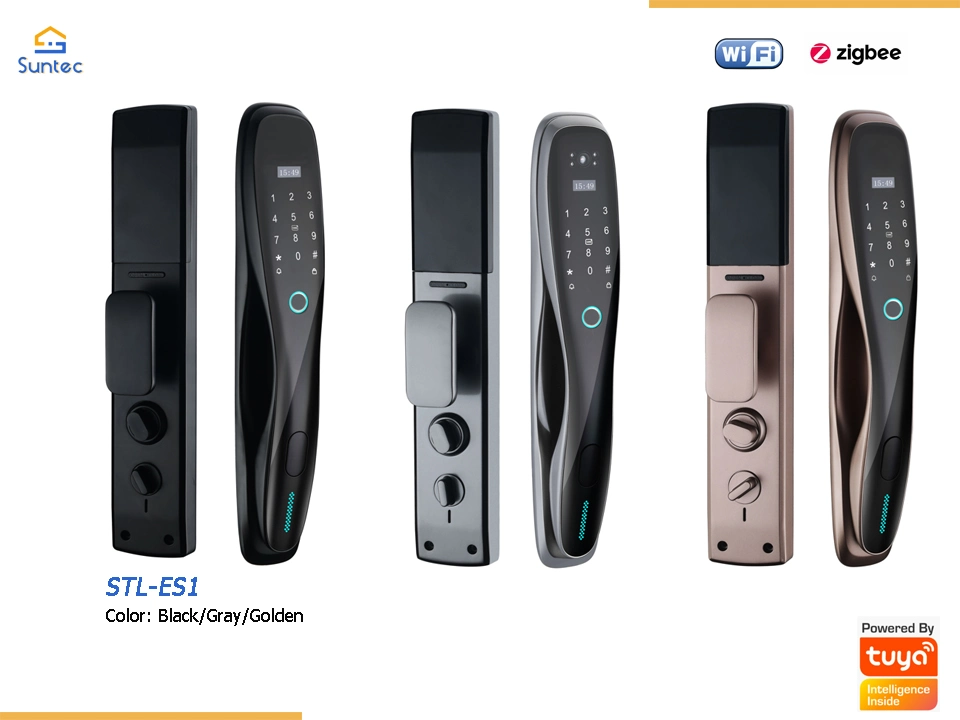 Best Product 3D Face Unlock Biometric Fingerprint Door Lock WiFi Tuya