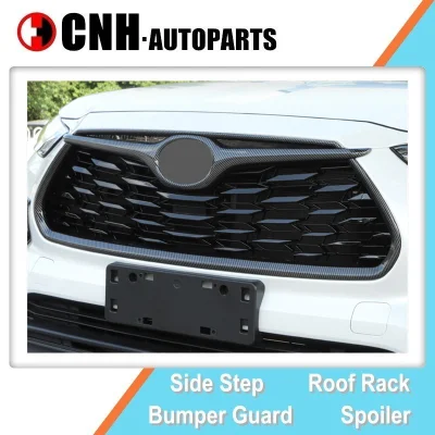 Auto Accessory Chrome and Carbon Fiber Pattern Decoration Parts for Toyota Kluger 2022 Highlander