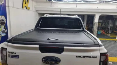 Auto Accessory 4X4 Pickup Truck Parts Round Tube Black Side Step Bars Running Boards for Toyota Hilux Revo