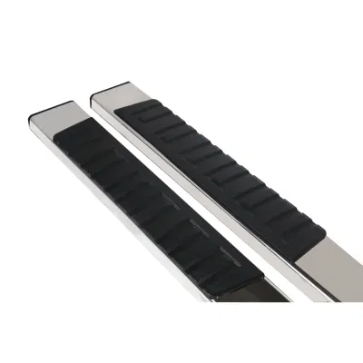 Running Board for 2015-2020 Ford F150 Super Crew2017-2020 F250/F350 6 Inch Silver Stainless Steel + ABS