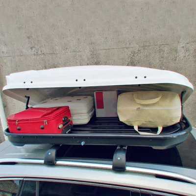 Universal Cargo Box Roof Waterproof Durable 350L Luggage Carry Car Roof Rack Cargo Box