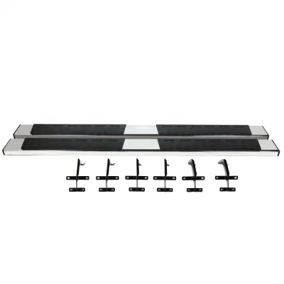 Running Board for 15-20 Ford F150 Super Crewcab|Black Aluminum Alloy + ABS