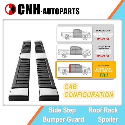 Aluminum Running Boards for Chevrolet Silverado 1500HD 2500HD Nerf Bars