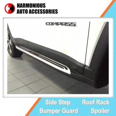 Auto Accessory OE Style Running Boards for Jeep Compass 2017 2019 Side Step Stirrups