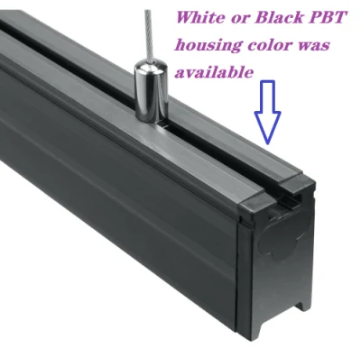 Commercial Indoor Home Office Classroom School Corridor Linkable T8 Chandelier PBT Housing Surface Mounted Ceiling Suspended Batten Pendant LED Linear Light