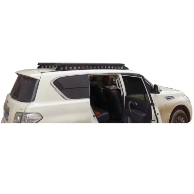 Auto Parts Roof Rack 2017 2018 2019 2020 2021 for Prado Land Cruiser Patrol Aluminum Alloy Flat Platform