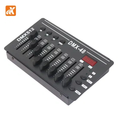 Model Kt-Mc48 Mini Console 5V 2W Power DMX512/1990 Signal Output 4-Digit Digital Quick Step Soft Light 99 Steps Each Program