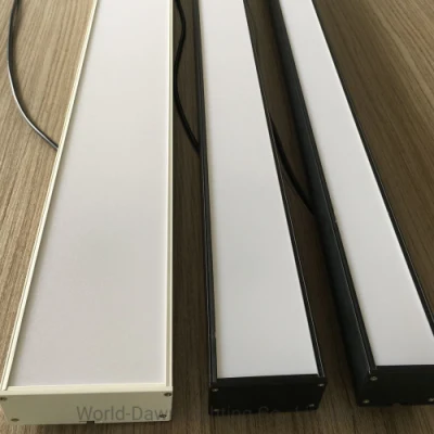 Rectangle Beam Angle LED Industrial Linear Profile Lights for Office Room Commercial Lighting
