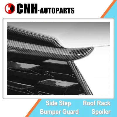 Auto Accessory Chrome and Carbon Fiber Pattern Decoration Parts for Toyota Kluger 2022 Highlander
