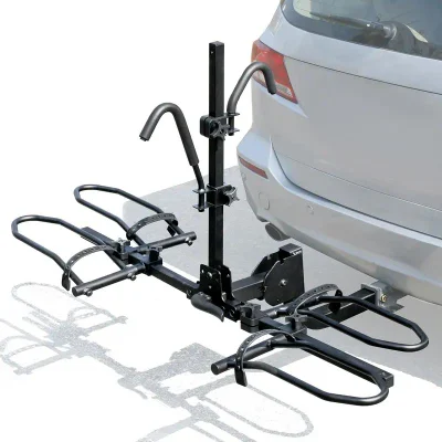Hitch Bike Rack for 2 Bikes Carrier Hitch Bicycle Rack Universal Aluminum Carrier Mount Car Bike Roof