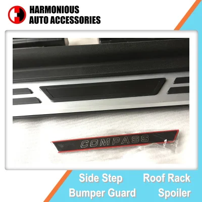 Auto Accessory OE Style Running Boards for Jeep Compass 2017 2019 Side Step Stirrups