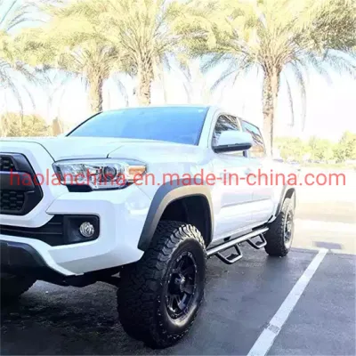 Tube Side Bar with 2 Steps for Pickup Truck Fit for RAM 1500/F150/Silverado