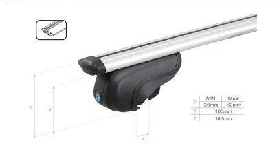 American Popular Car Roof Rack Roof Bars Luggage Rack for Seat Altea Freetrack, Altea XL