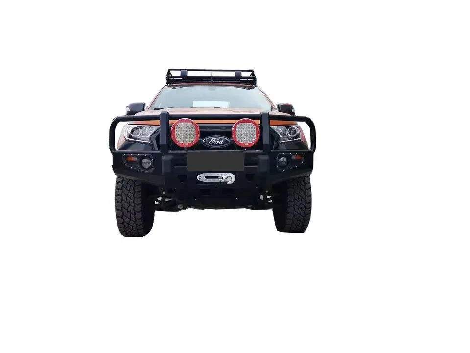 Heavy Duty Powder Coated Black Steel Front Bumper Rear Bumper Side Steps for Ford Ranger for Ford Ranger Raptor