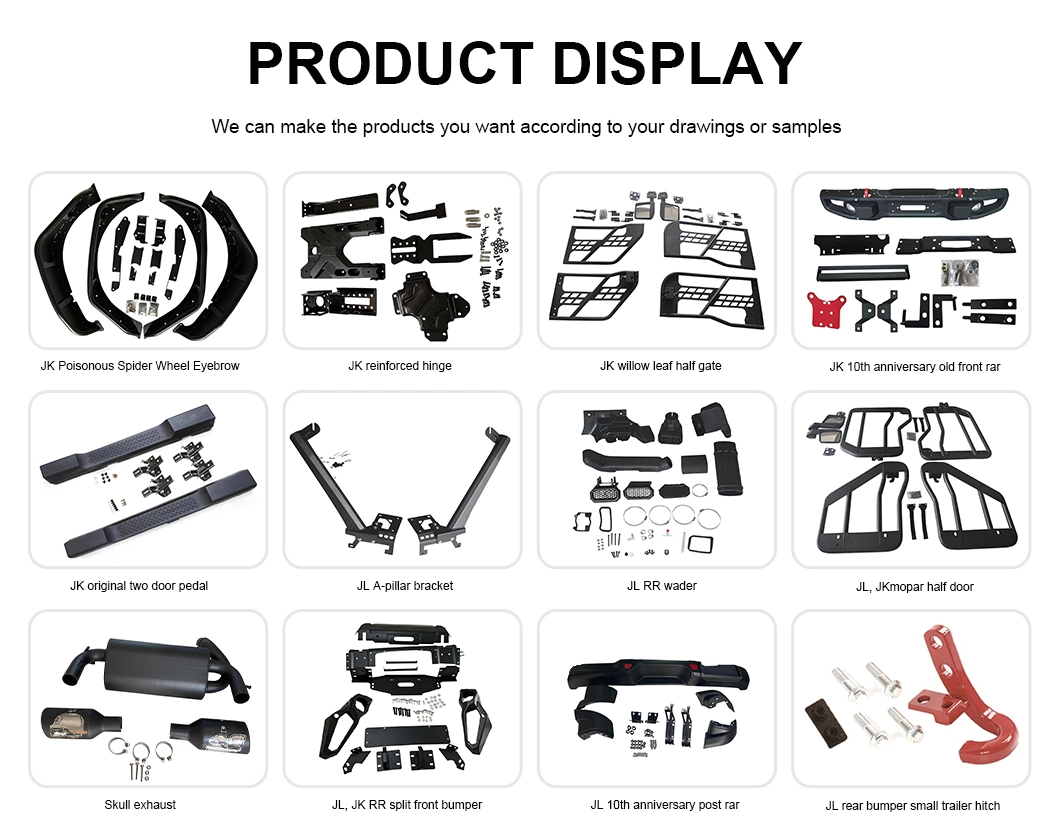 Auto Accessory Steel Pipe Style Side Step for Jeep Wrangler Jk / Jl