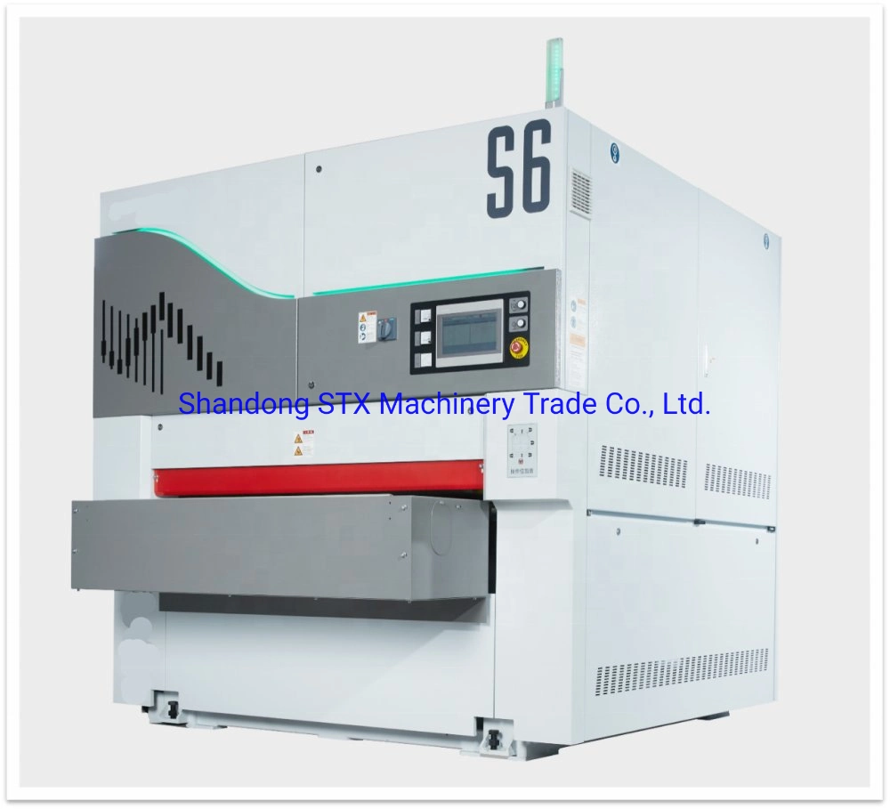 CE Certified Wood Based Panel Wide Belt Planer Sanding Machine