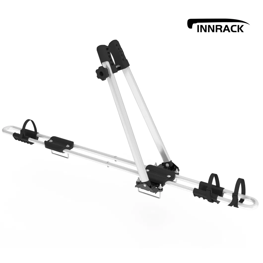 Universal Car Top Aluminum Alloy Lockable Roof Bar Bike Rack Adjustable Rack Luggage Carrier Bicycle