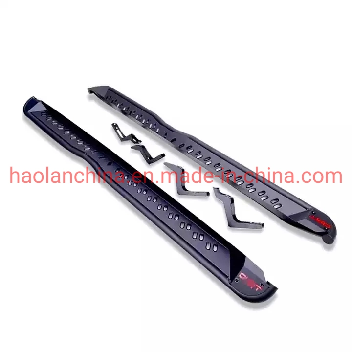 Running Board for 2007-2020 Toyota Tundra Crew Max Black Aluminum Alloy + ABS