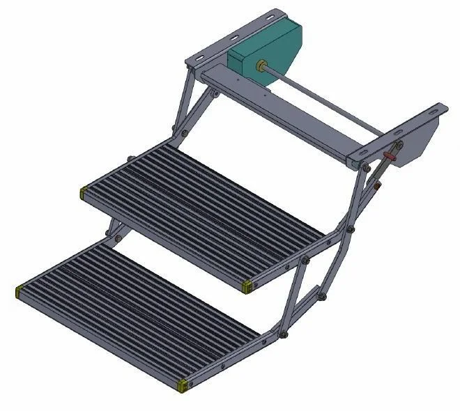 2023 Hot Electric Double Folding Step Es-F-D-600 for Vans with CE Certificate