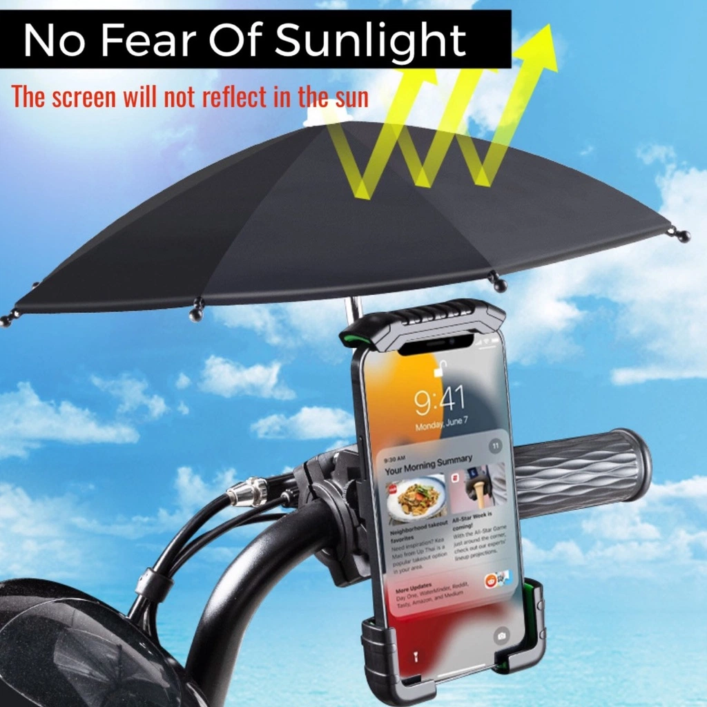 Umbrella Phone Bracket Motorcycle Battery Car Bicycle Navigation Phone Holder