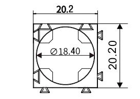 18650-1p Battery Spacer Radiating ABS Holder Bracket Battery Cell Holder for EV Electric Car Bike Toy Battery Pack