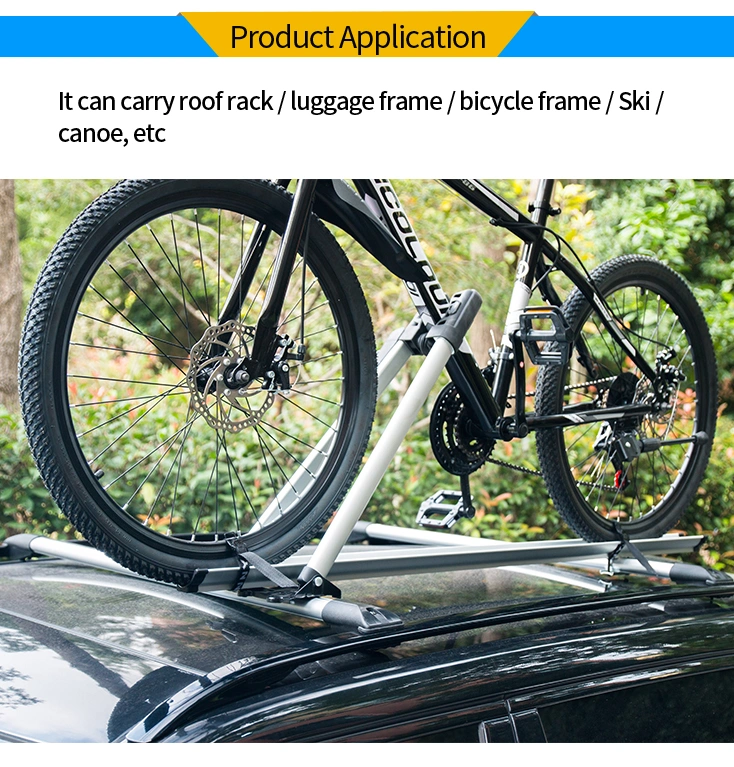 OEM Hot Sale Universal Aluminium Alloy Roof Bike Rack for Car