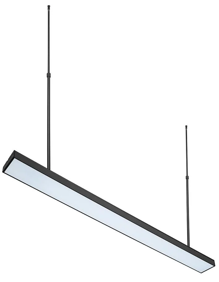 Elegant Modern Design LED Hanging Ceiling Lamp 36W 48W Linear Chandelier LED Light for Office Shopping Mall