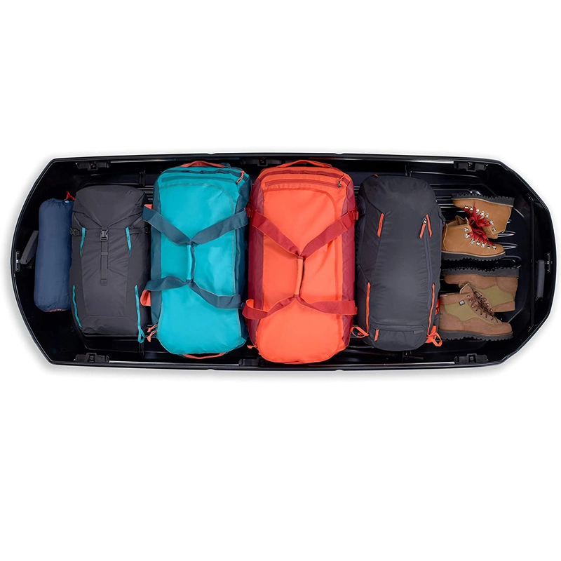Wholesale Customized 350L Capacity Dual Side ABS Waterproof Car Roof Box Removable for SUV