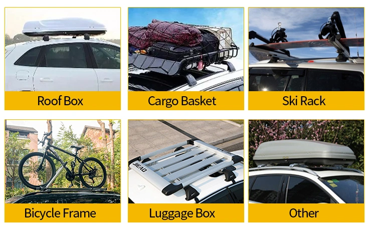 OEM Manufacturer Aluminum General 01109 Car Bike Roof Luggage Carrier Rack with Lock01