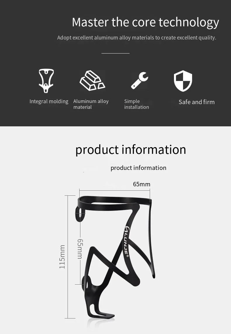 Bicycle Riding Bottle Cage Mountain Bike Car Aluminum Alloy Bottle Cage Road Bike Water Cup Holder Bicycle Accessories