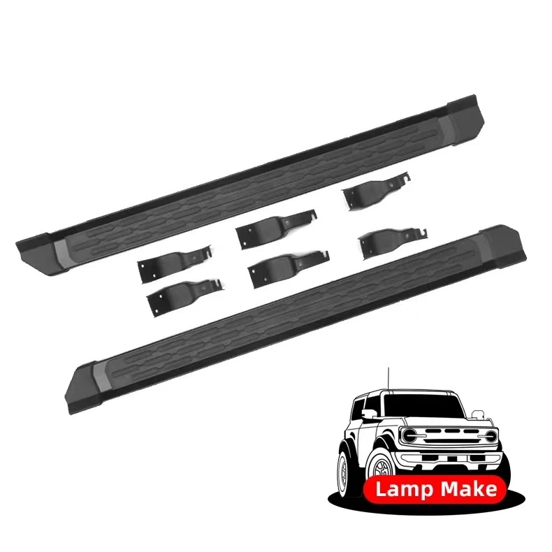 Car Exterior Accessories Parts Kit Side Foot Step Pedal Side Pedal Running Boards for Ford Bronco 4-Door 2021