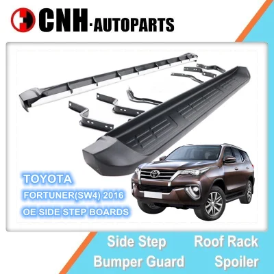 OE Style Side Step para Toyota Fortuner SW4 2016 2018 Placas de running