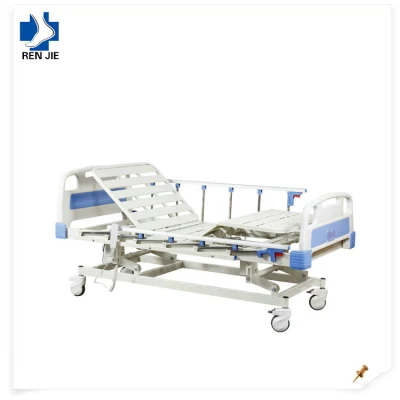 Cama ajustable de hospital rueda universal cama de hospital para UCI para el hogar Cuidado