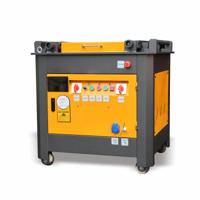 Máquina dobladora de barras de acero Gw46 42mm, máquina automática dobladora de estribos de varilla de refuerzo.