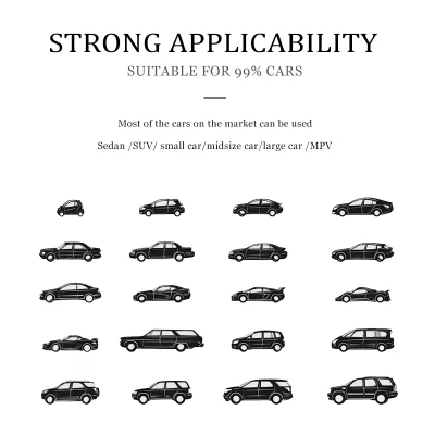 Comercio al por mayor capacidad de 350L personalizada ABS laterales dobles coche impermeable portaequipajes de techo desmontable para SUV