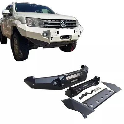 Alta calidad Accesorios para automóviles Heavy Duty Industrial Carbon Steel Bullbar Parachoques delantero parachoques trasero estribos laterales para Volkswagen Amarok