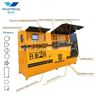 Dobladora Automática del Alambre del CNC para la Construcción, Dobladora del Estribo de la Barra de Acero
