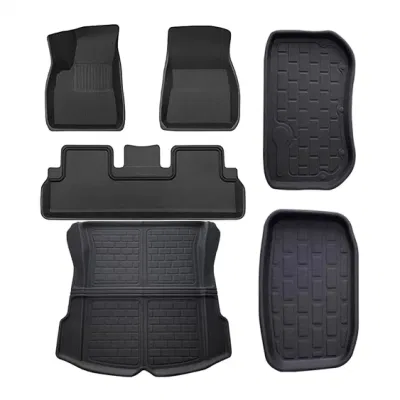 Alquiler de alfombrillas para el modelo 3 y a la izquierda/derecha de la conducción de camisas de piso impermeable