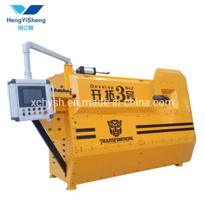 Alta calidad CNC completamente automático Rebar barra de acero alambre estribo Máquina de flexión de aro para la venta