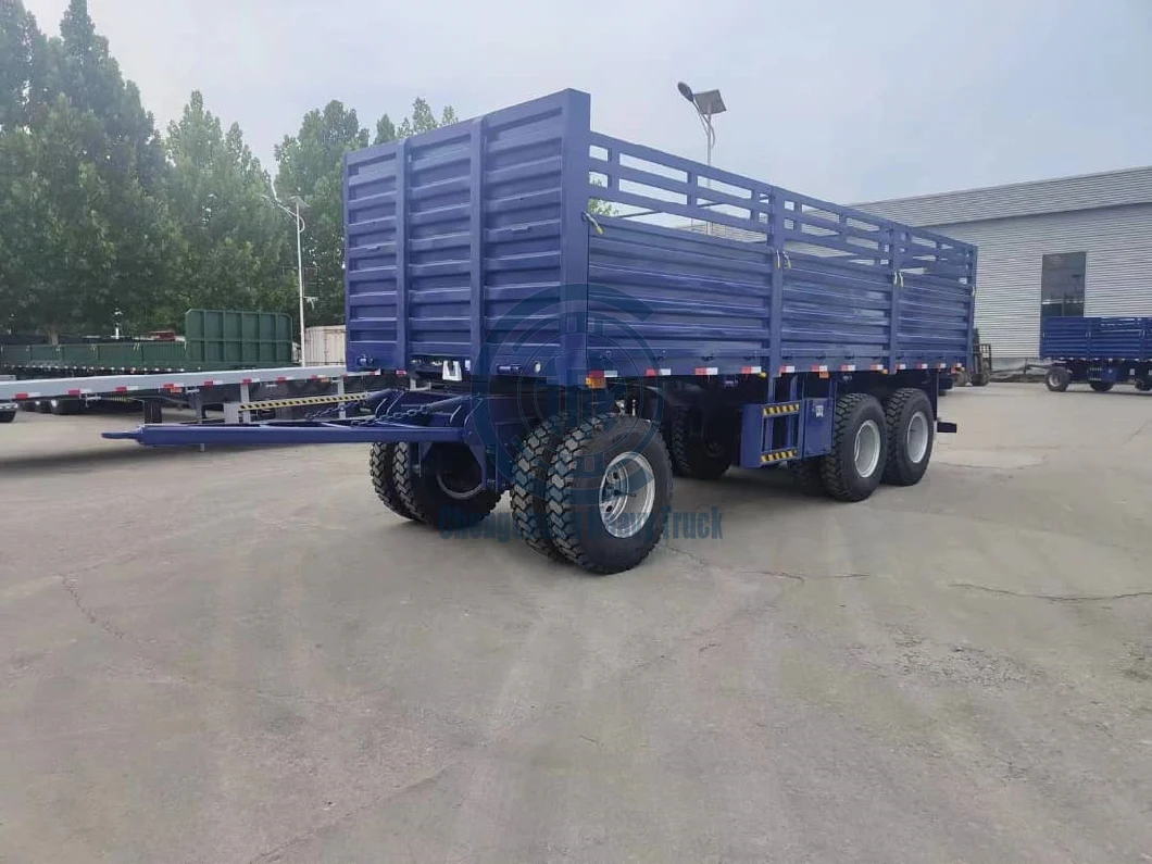 Used HOWO/Shacma 6X4 10 Wheels Fence Trailer Truck Dolly Full Side Wall Board Container Cargo Truck