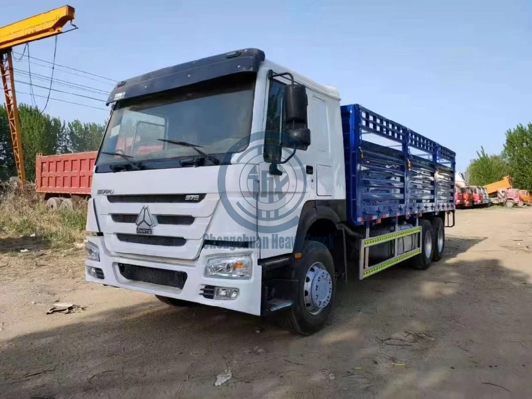 . New and Used HOWO/Shacma 6X4 10 Wheels Fence Trailer Truck Dolly Full Side Wall Board Container Cargo Truck